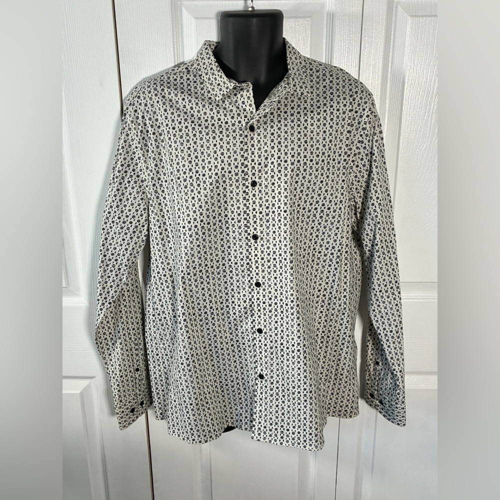 NWT A-Frame Stockholm Stretch Poplin Off White Long Sleeve Shirt